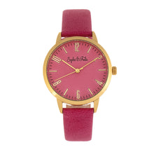 Load image into Gallery viewer, Sophie and Freda Vancouver Leather-Band Watch - Pink - SAFSF4903
