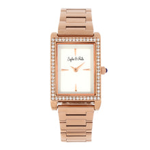Load image into Gallery viewer, Sophie and Freda Wilmington Bracelet Watch w/Swarovski Crystals - Rose Gold - SAFSF5603
